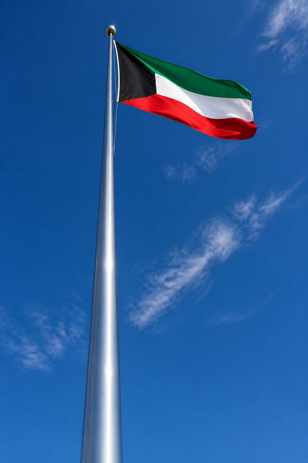 Aluminium ceremonial flag pole