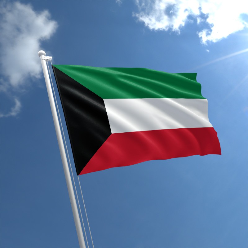 Ceremonial flag pole installation