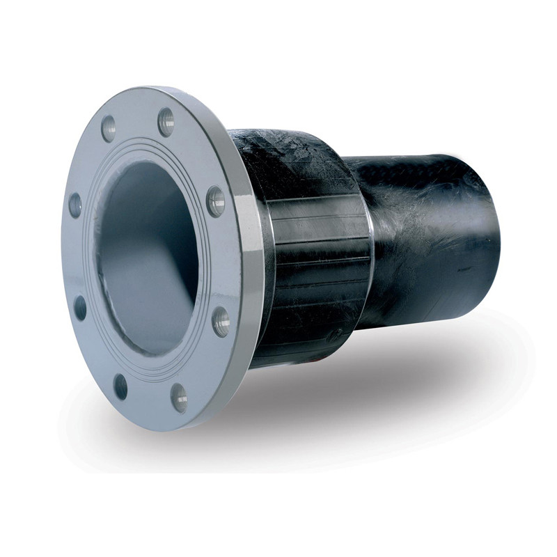 PE stub end with backing flange